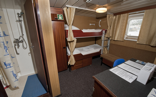 Courtesy of aurora expeditions   polar pioneer twin private w upper and lower