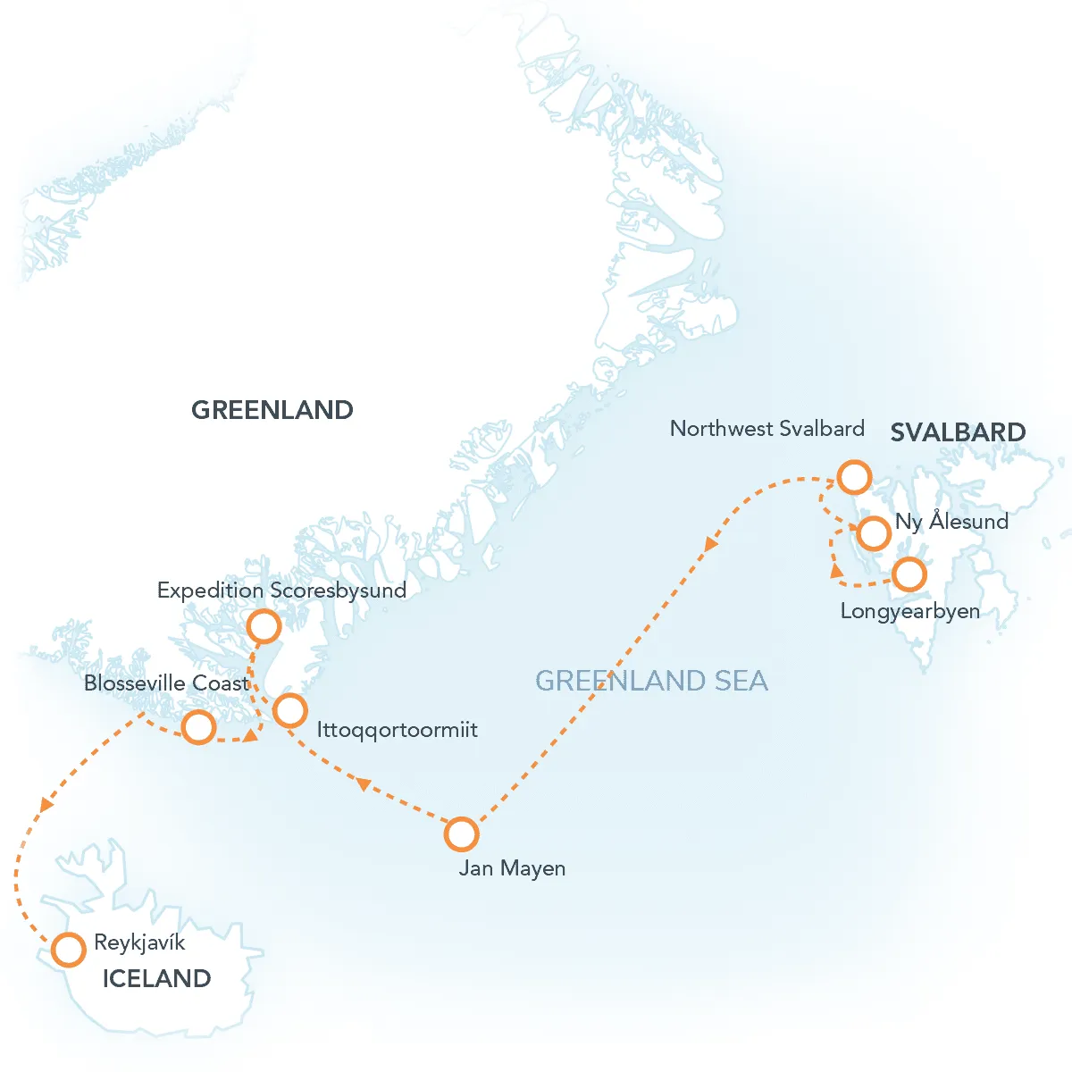 Map expeditions four arctic islands