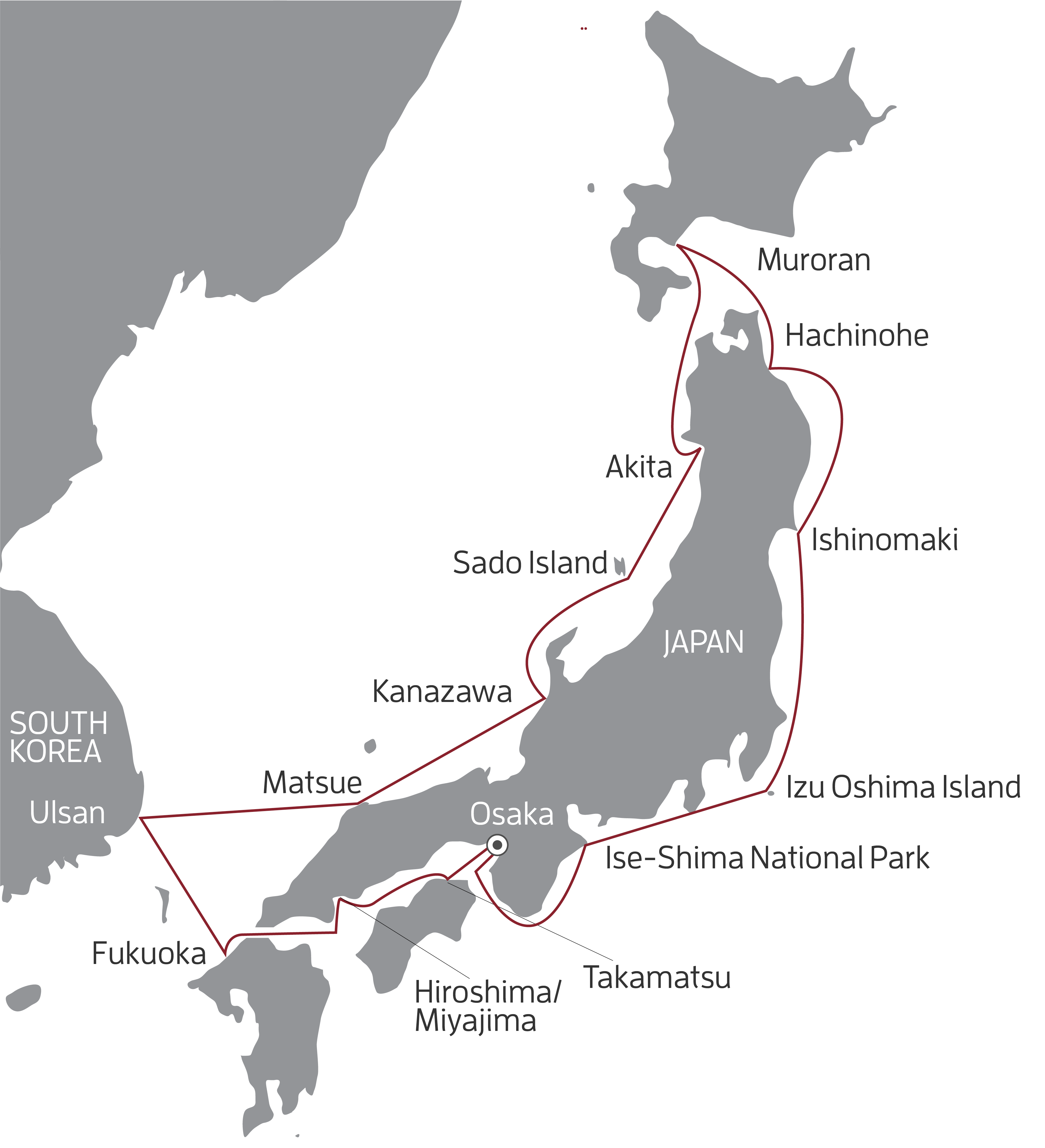 Japan national parks   culture map